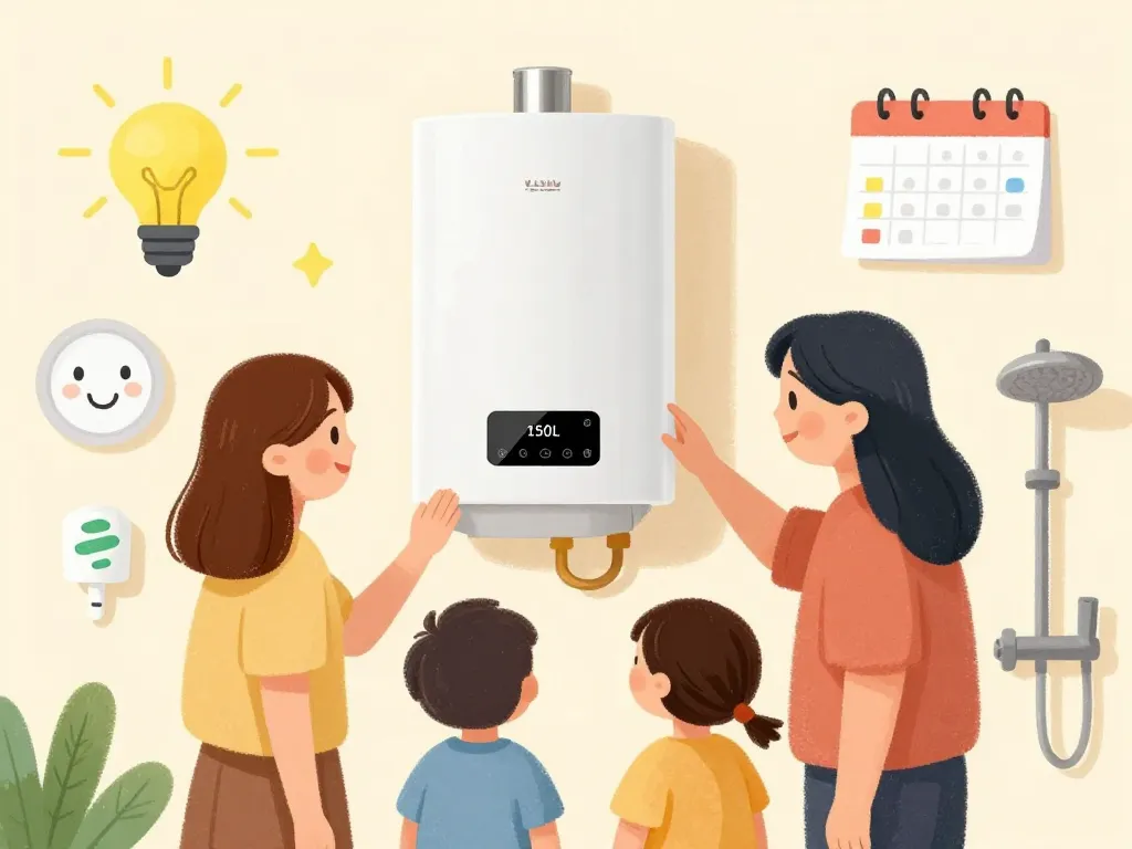 Optimisation consommation kwh chauffe-eau 150l par jour, famille, réglages, économies