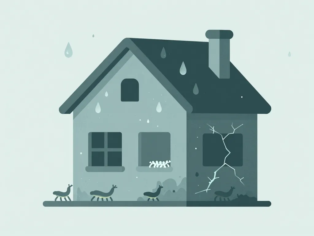 mille pattes dans la maison indicateur humidité problème logement