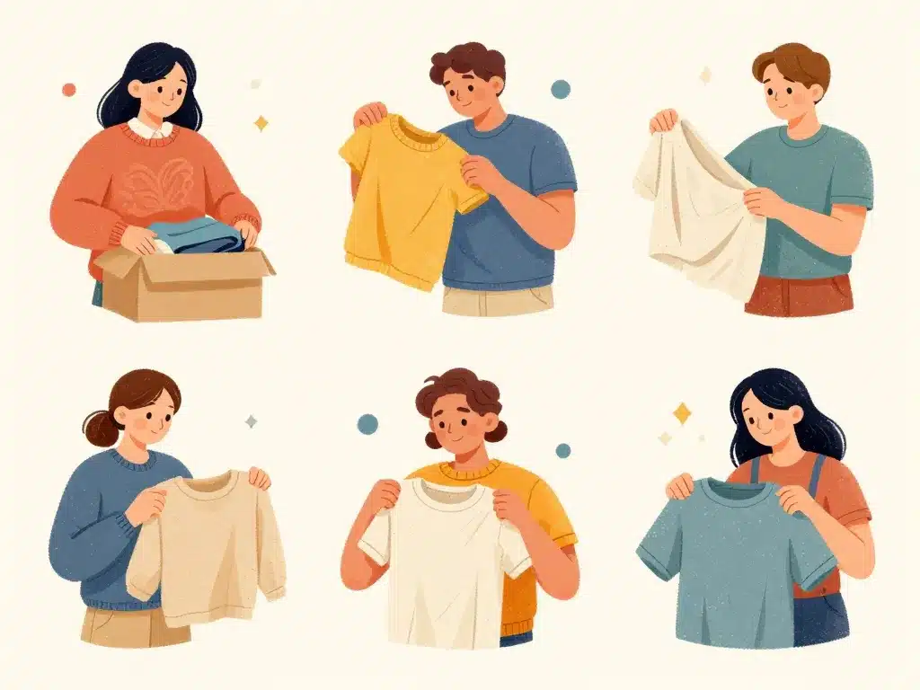 seconde vie options dans quelle poubelle jeter les vêtements usagés