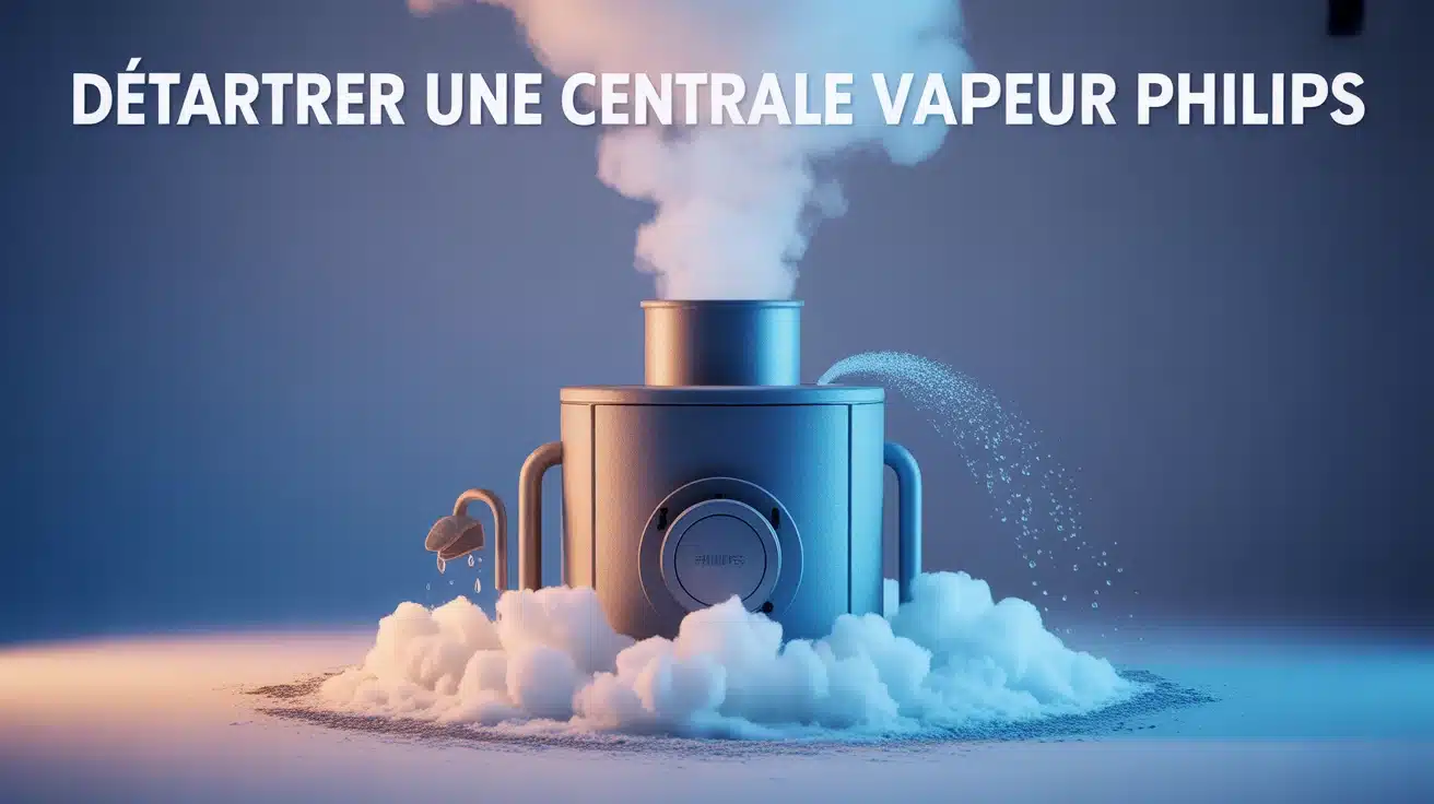 comment détartrer une centrale vapeur philips illustration
