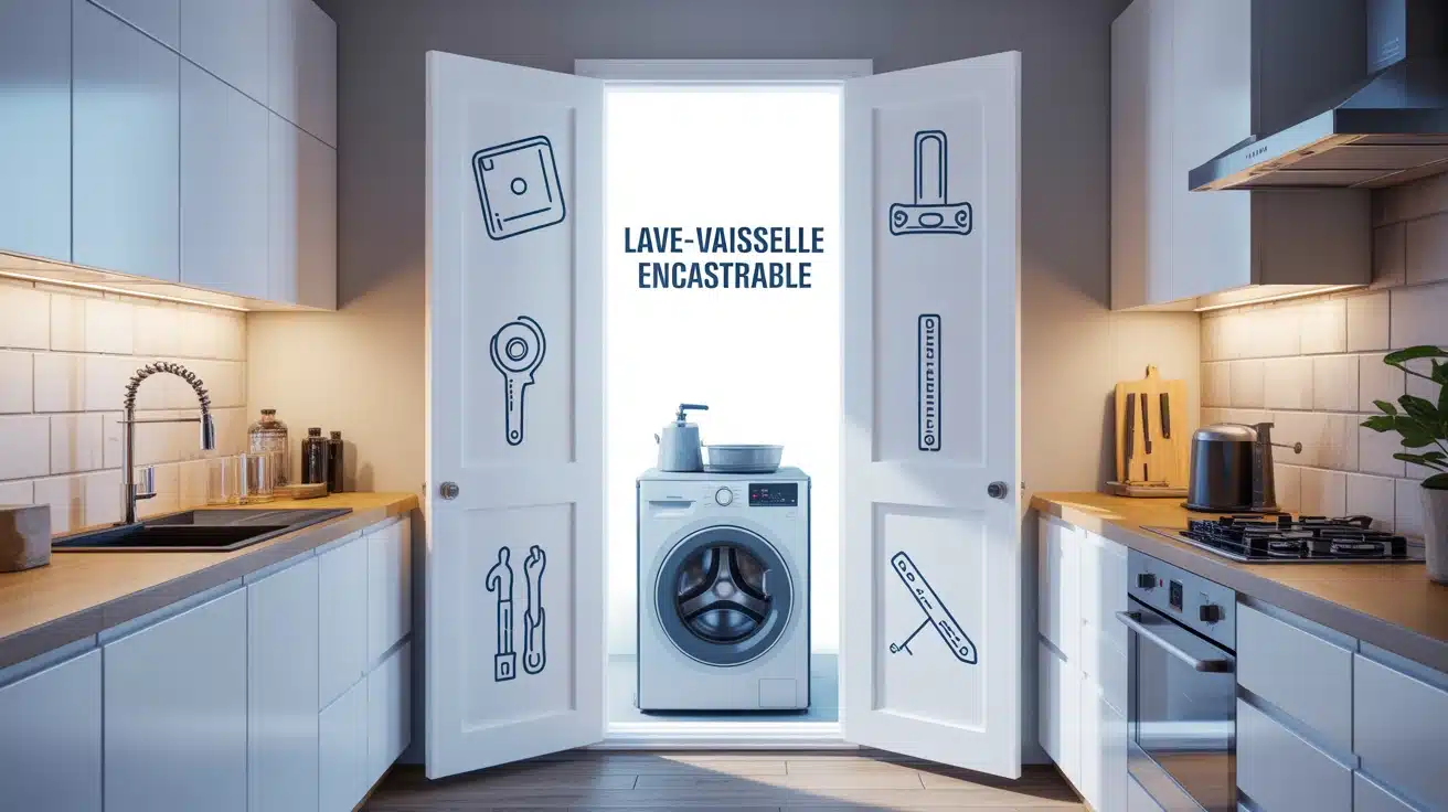 problème ouverture porte lave-vaisselle encastrable