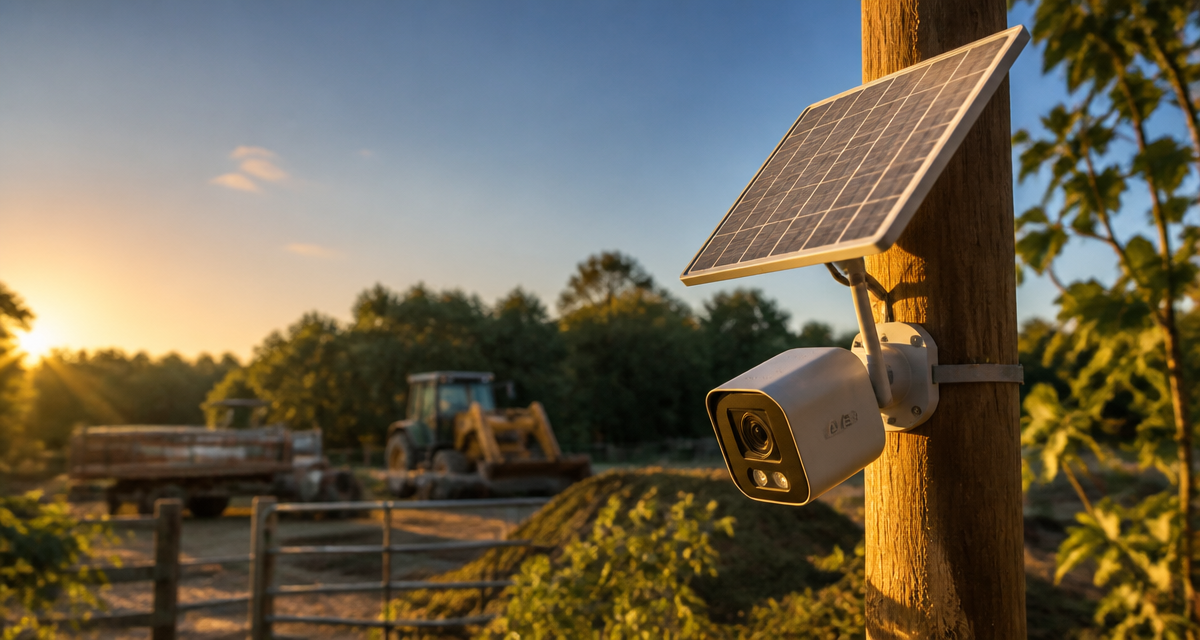 caméra 4g solaire sur site isolé