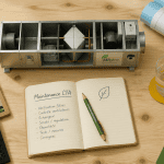 centrale traitement d'air double flux vue dessus