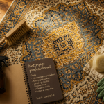 ou faire nettoyer un tapis orient sur parquet avec accessoires nettoyage