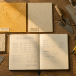 Prix enduit m2 échantillons outils devis