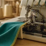 Surfileuse et surfilage : bord net sur tissu