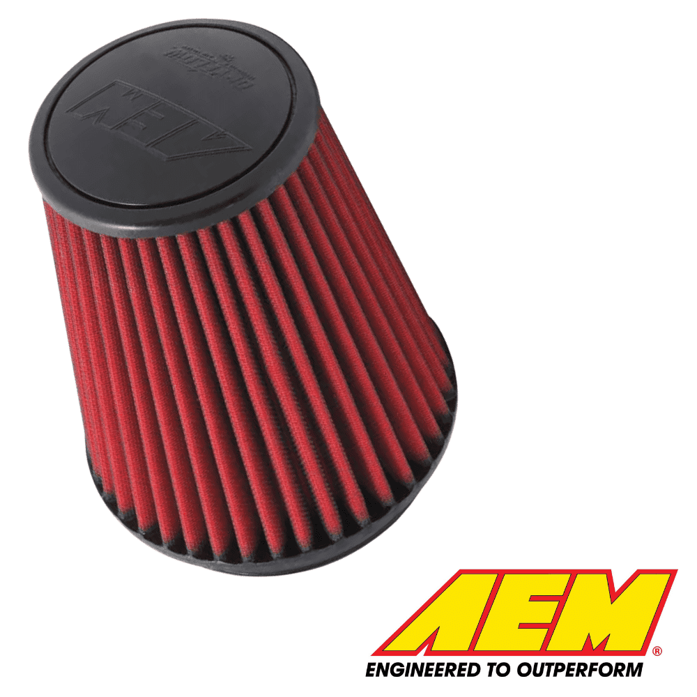 AETV high-performance air filter for automotive engines.