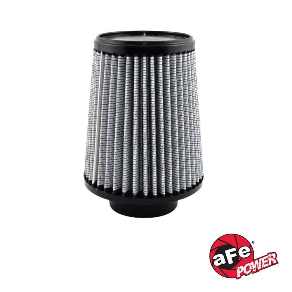 Air filter for industrial machinery, black and silver, with AFE Power logo.