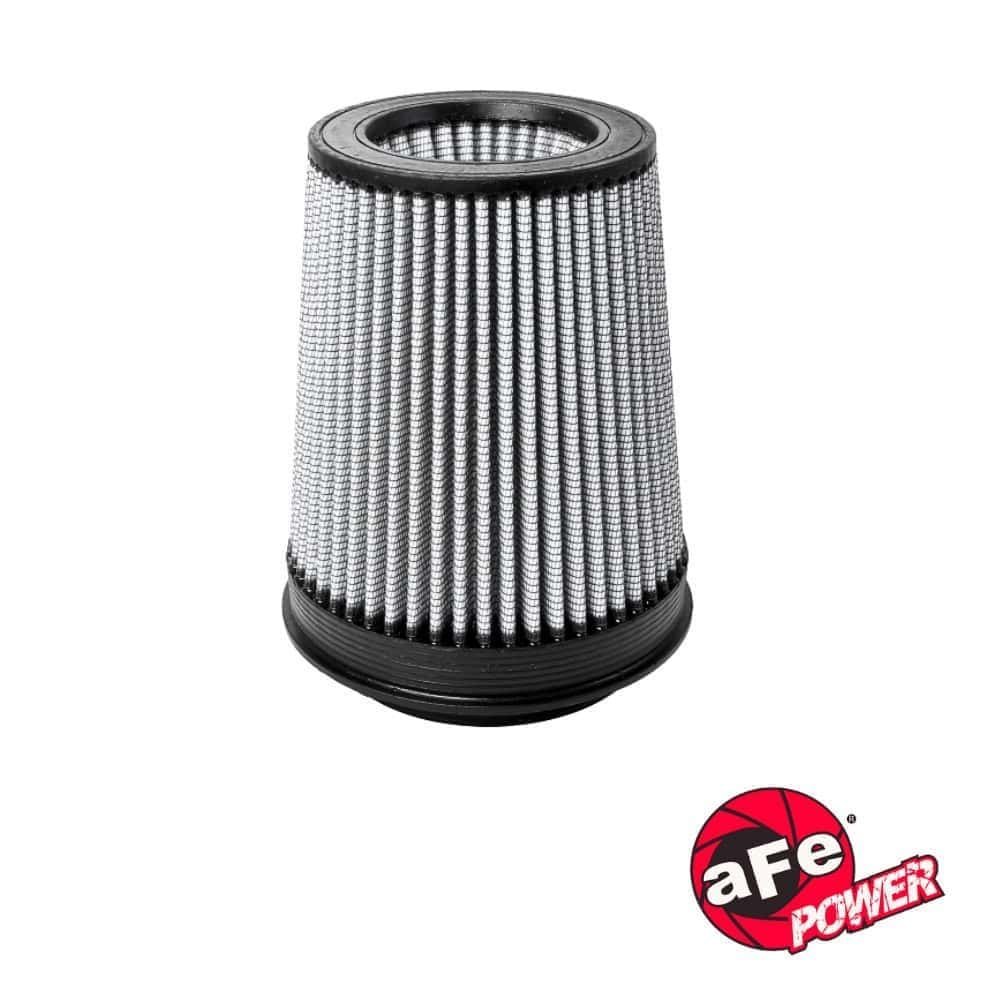 Air filter for industrial machinery, black rubber base, and metal mesh.
