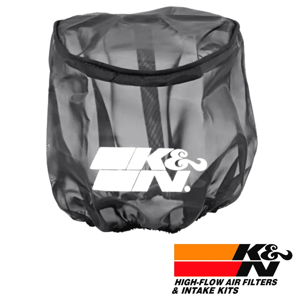 High-flow air filters and intake kits for automotive performance by K&N.