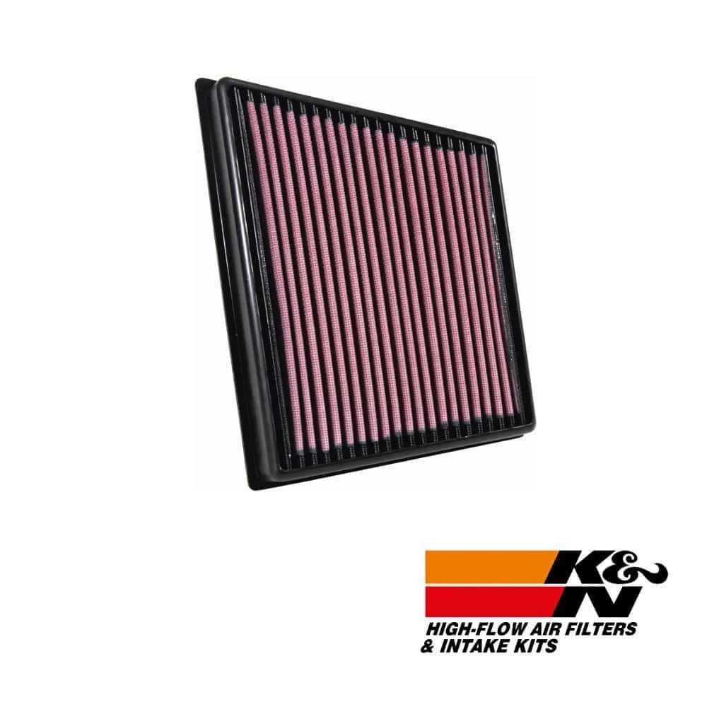 High-flow air filter for vehicle engines, durable and efficient.