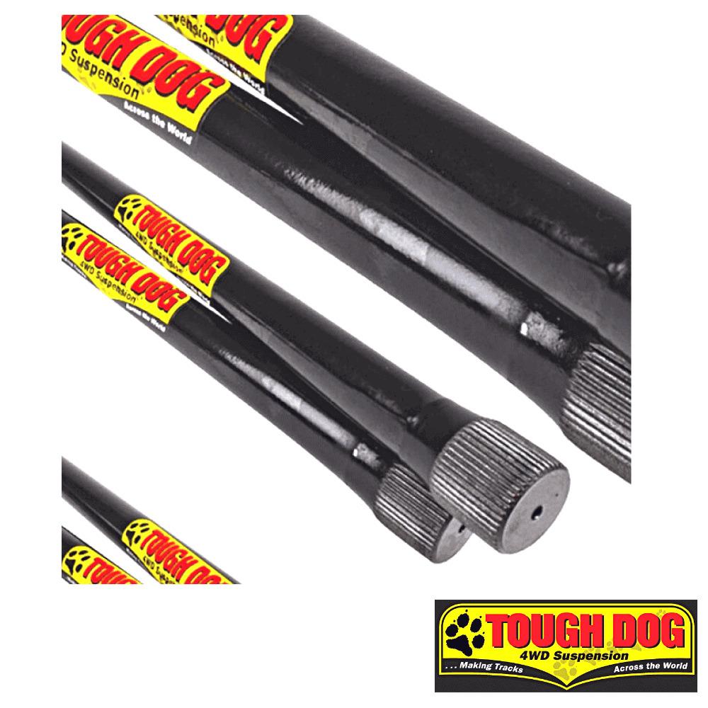 High-quality Tough Dog 4WD suspension shock absorbers for off-road vehicles.