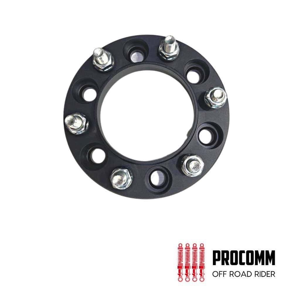 Off-road wheel spacer for enhanced vehicle stability and performance.