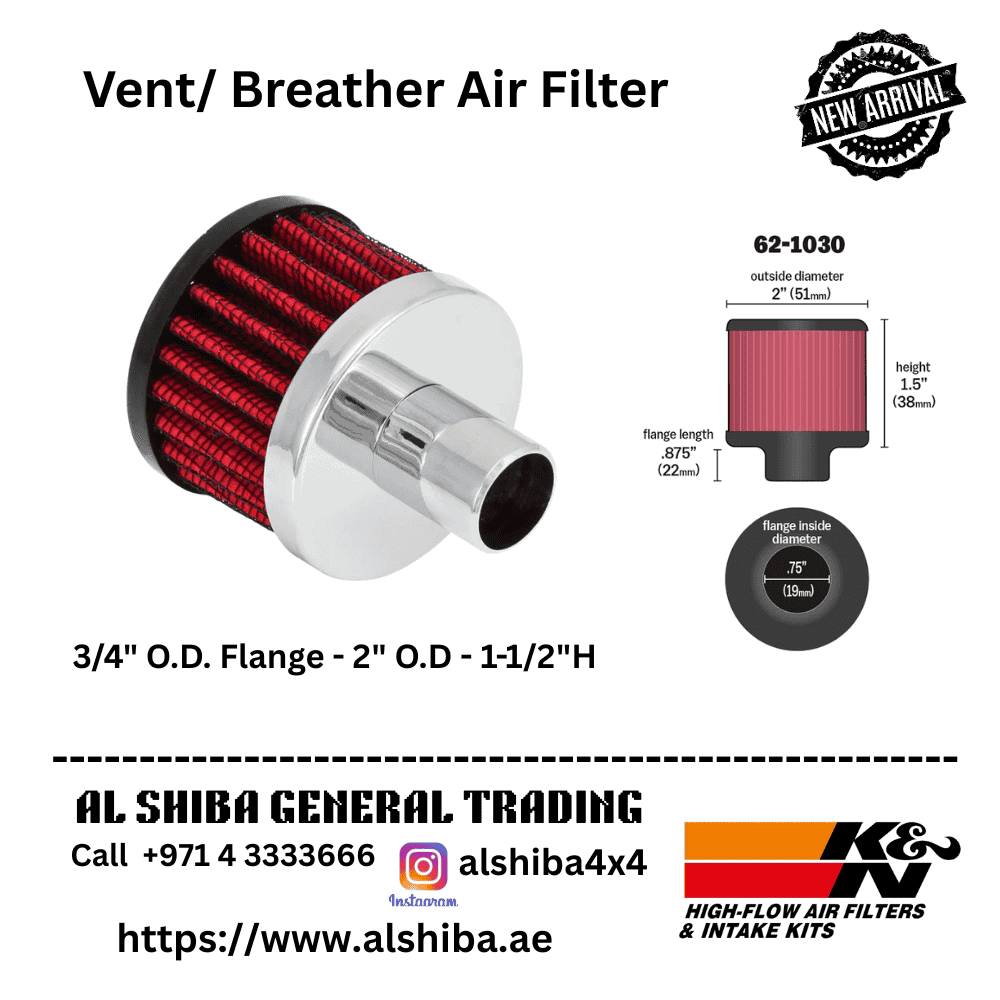 Vent/Breather Air Filter for HVAC systems, 3/4" flange, high-quality filtration.