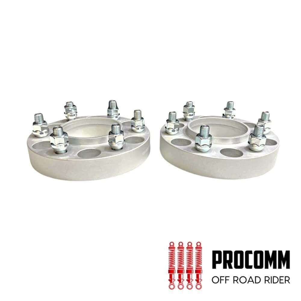Heavy-duty wheel spacers for off-road vehicles by Al Shiba General Trading.