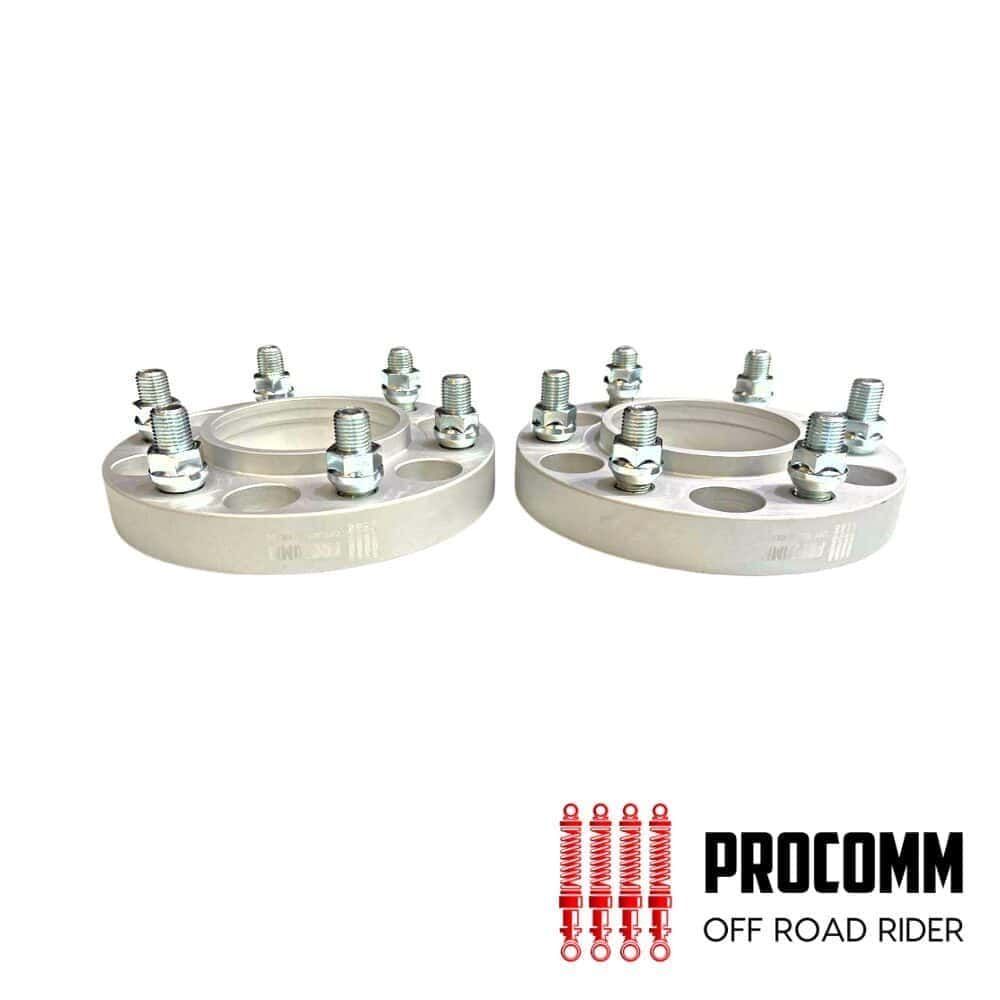 Heavy-duty wheel spacers for off-road vehicles by Al Shiba General Trading.