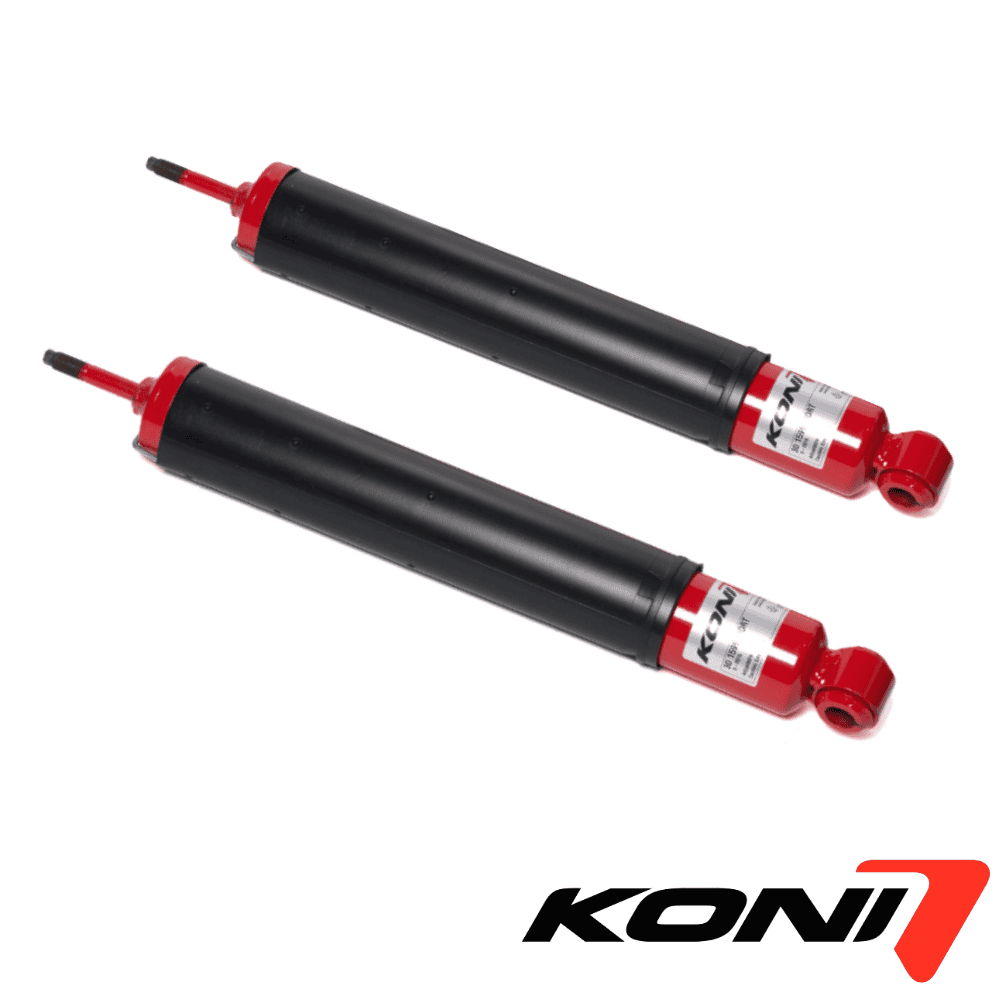 Shock absorbers for vehicle suspension systems, high-quality KONI parts.