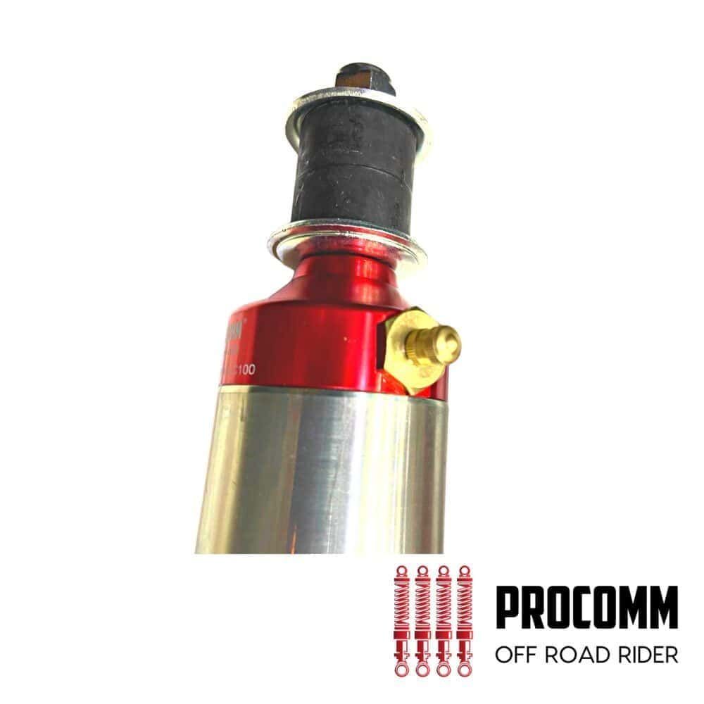 Off-road rider shock absorber component for durable vehicle suspension.