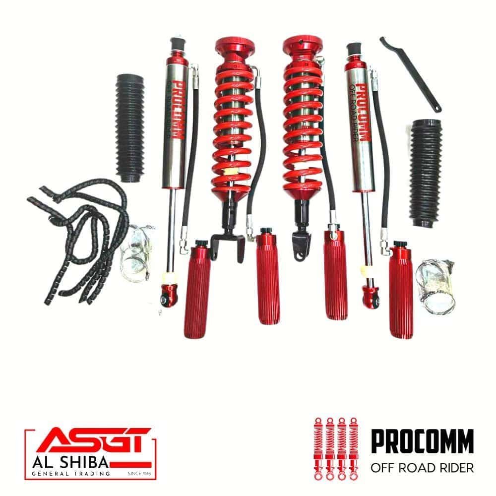 High-performance off-road shock absorbers and suspension components for rugged vehicle handling.
