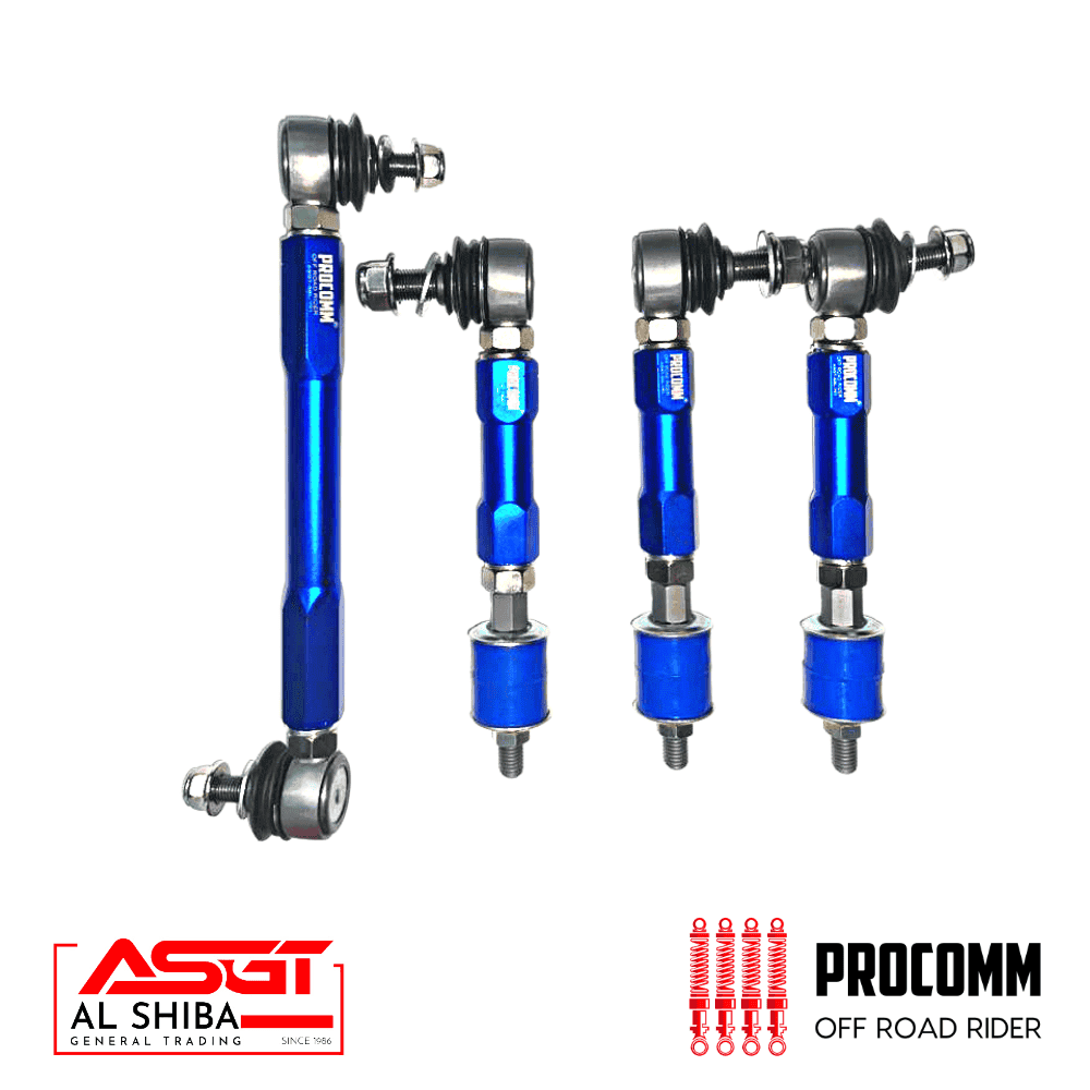 Off-road rider suspension components for durable vehicle performance.