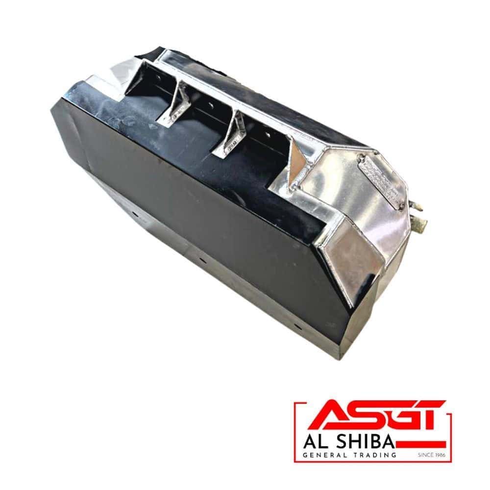 High-quality industrial metal container for storage and transportation purposes.