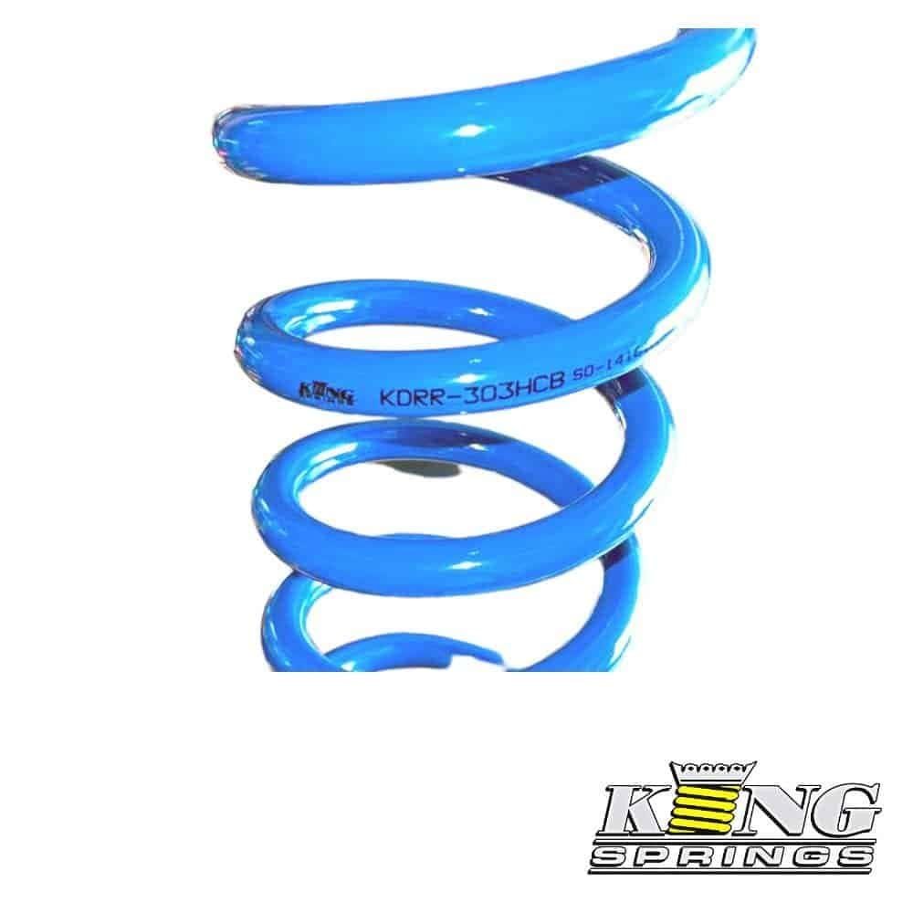 High-quality blue industrial spring for machinery and equipment applications.