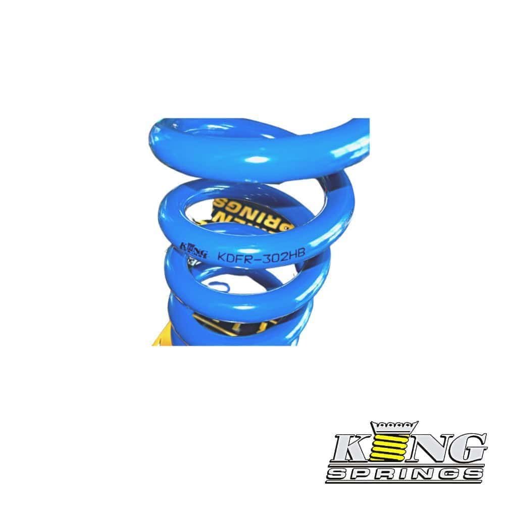 High-quality blue coil spring for industrial and automotive applications. Durable and reliable suspe.