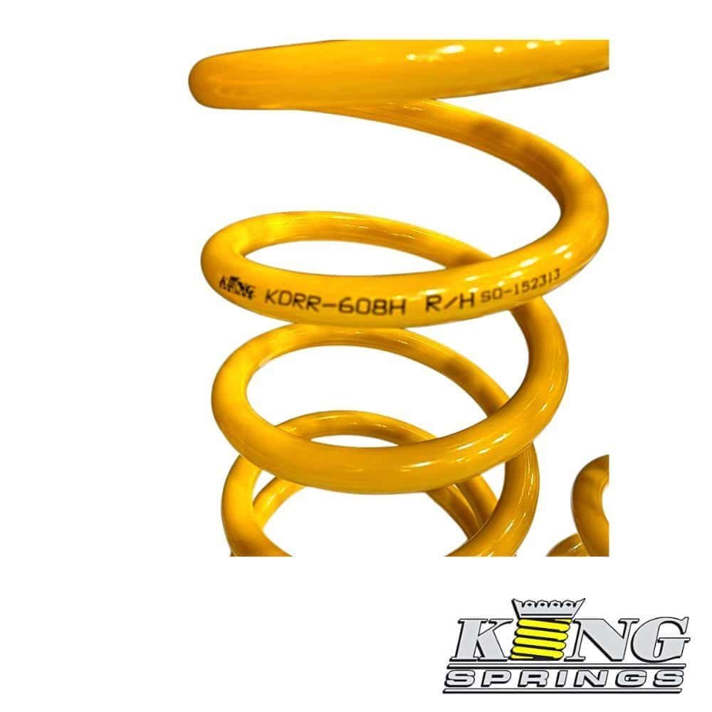 Korea King Springs Yellow Coil Spring for Automotive Suspension Systems.