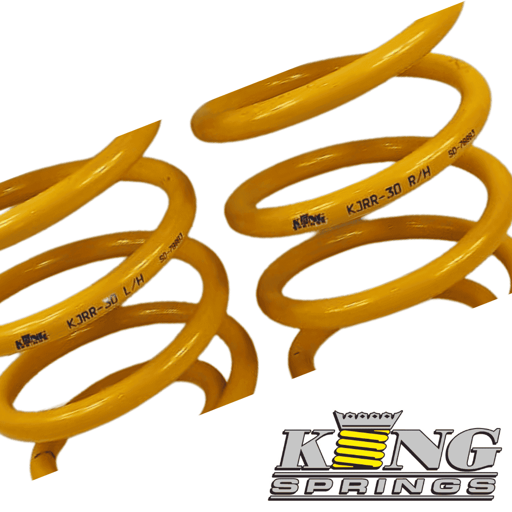 High-quality yellow coil springs for automotive suspension systems.