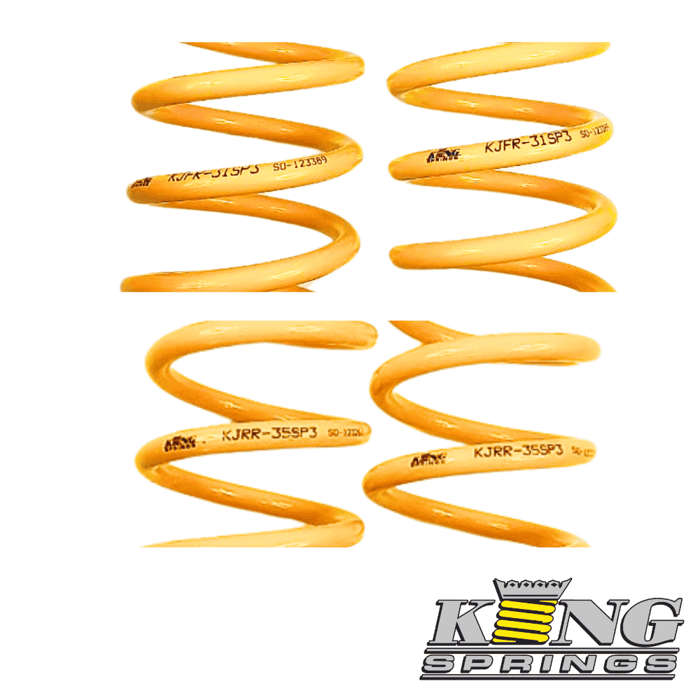 High-quality yellow coil springs for automotive suspension systems.