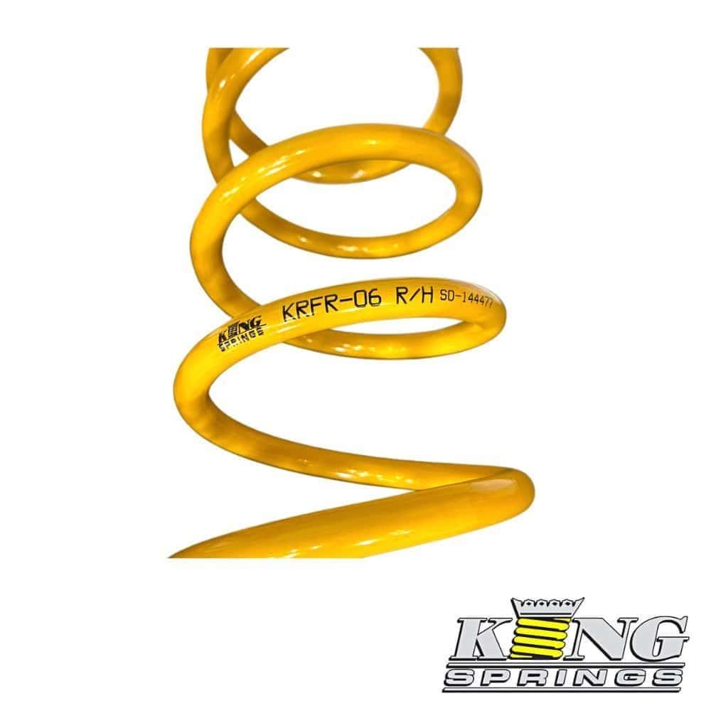 KRFR-06 R/H yellow coil spring for industrial machinery.
