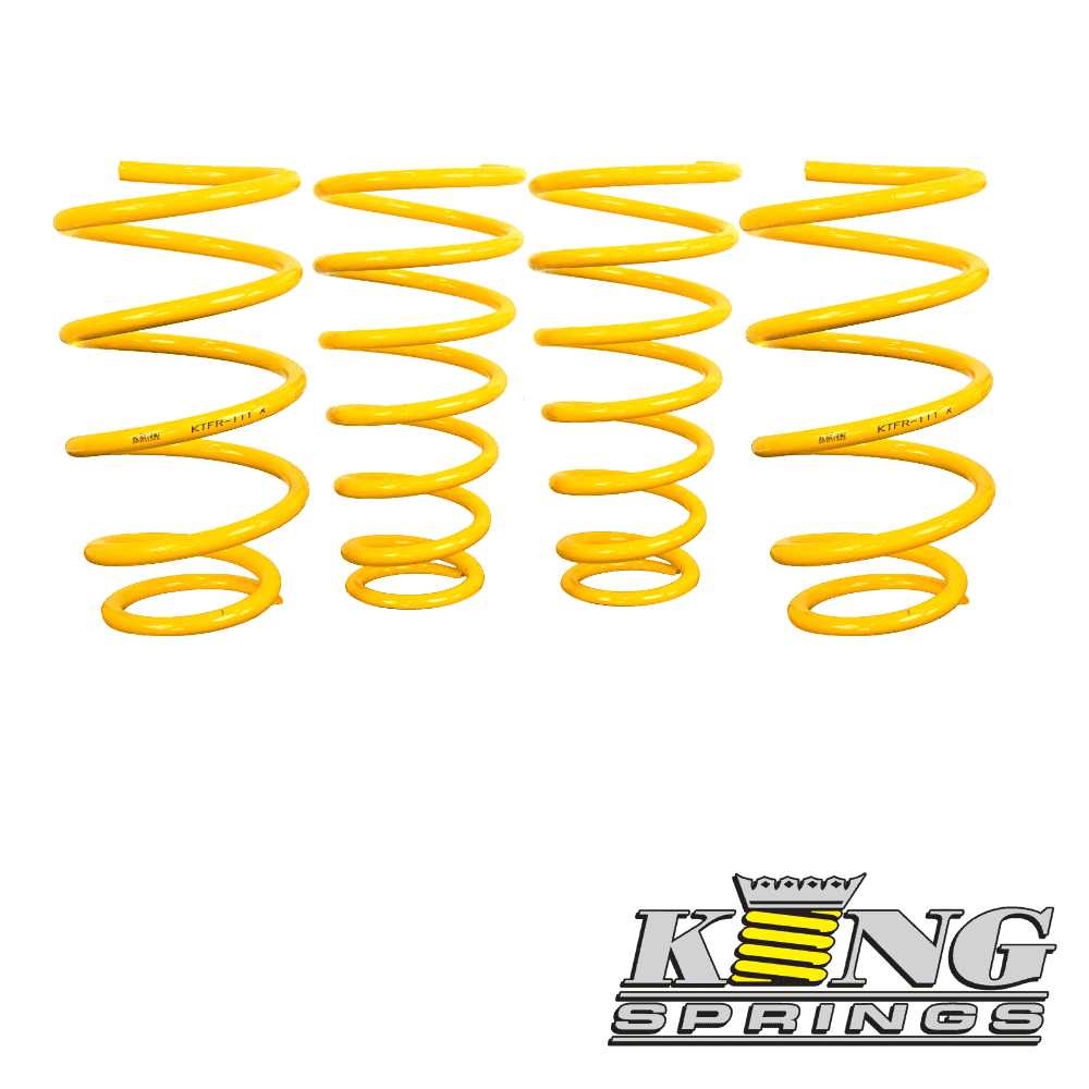 Yellow coil springs for automotive suspension systems.