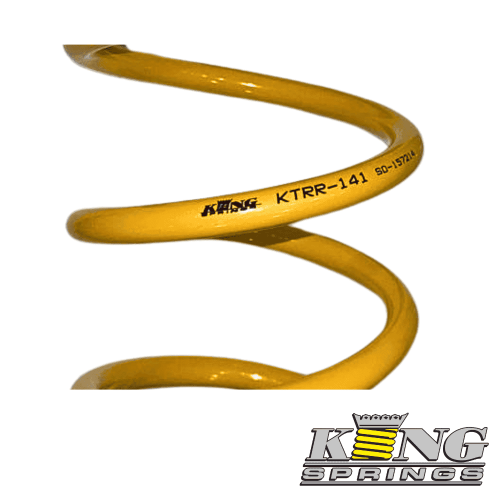 KTRR-141 yellow coil spring for industrial machinery and equipment.