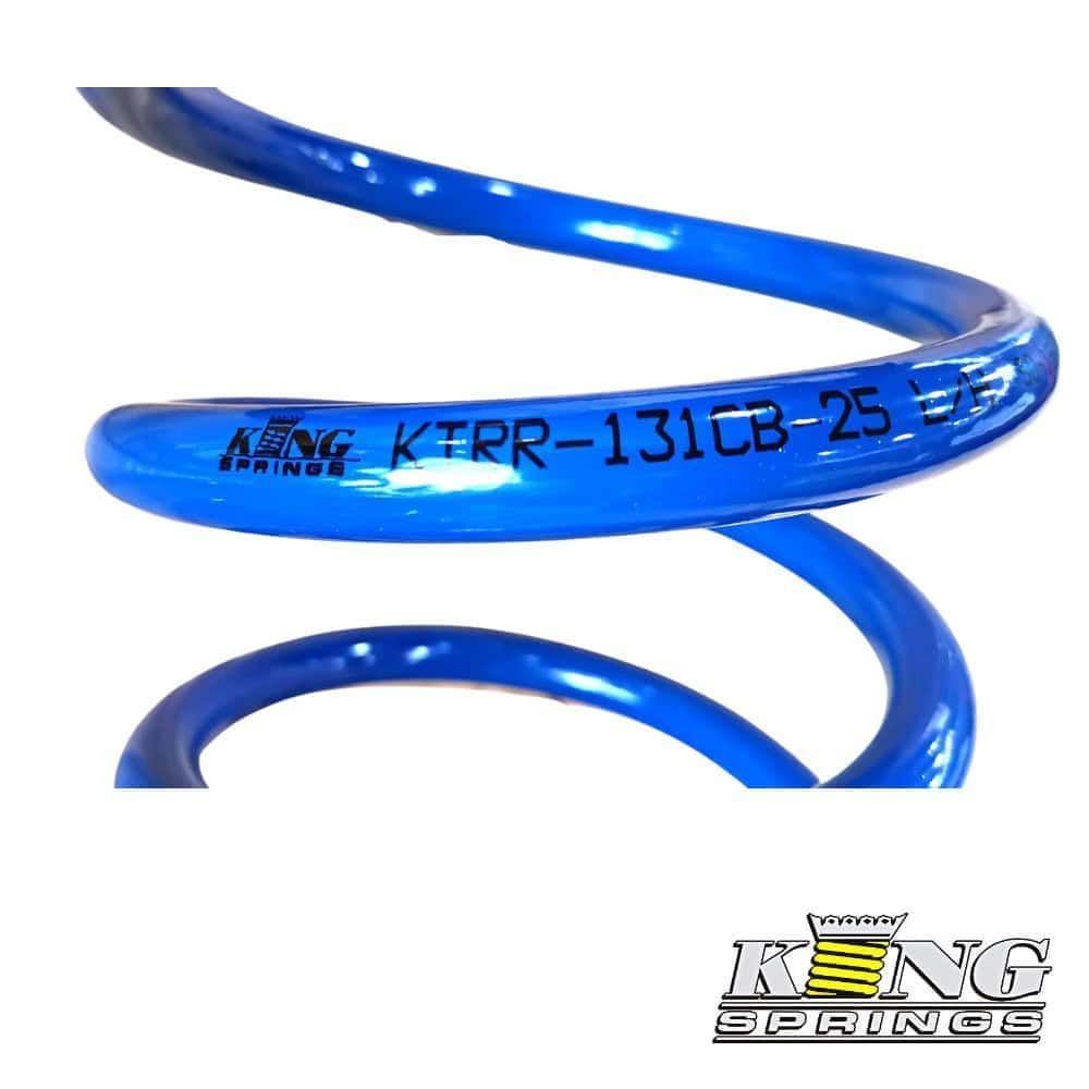 High-quality blue industrial spring for machinery and equipment.