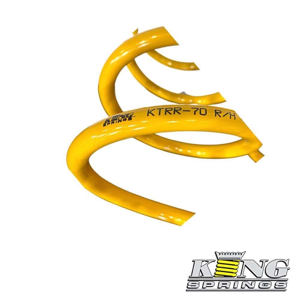 High-quality yellow industrial springs for machinery and equipment.