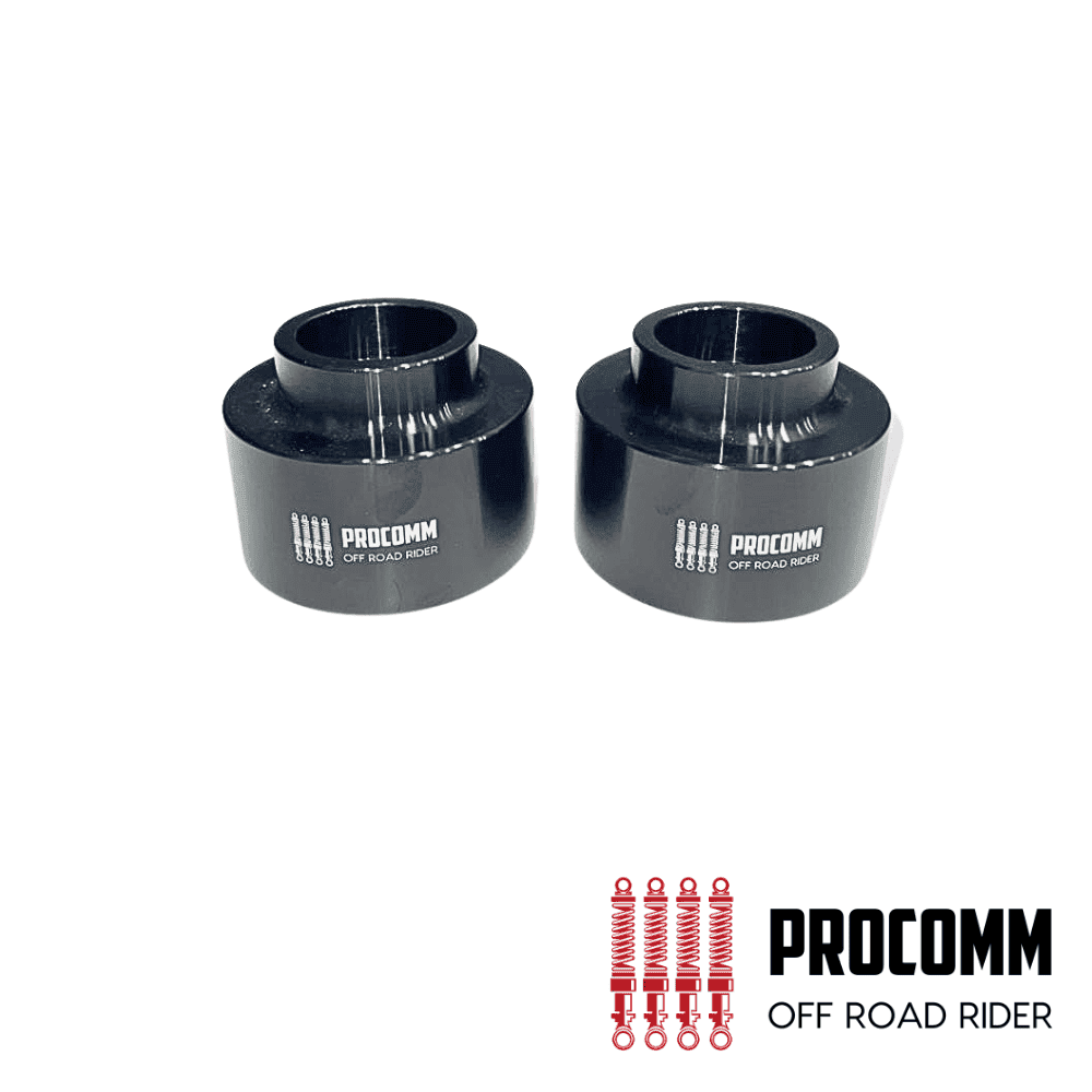 Procomm off-road rider suspension bushings for durable vehicle performance and enhanced off-road cap.