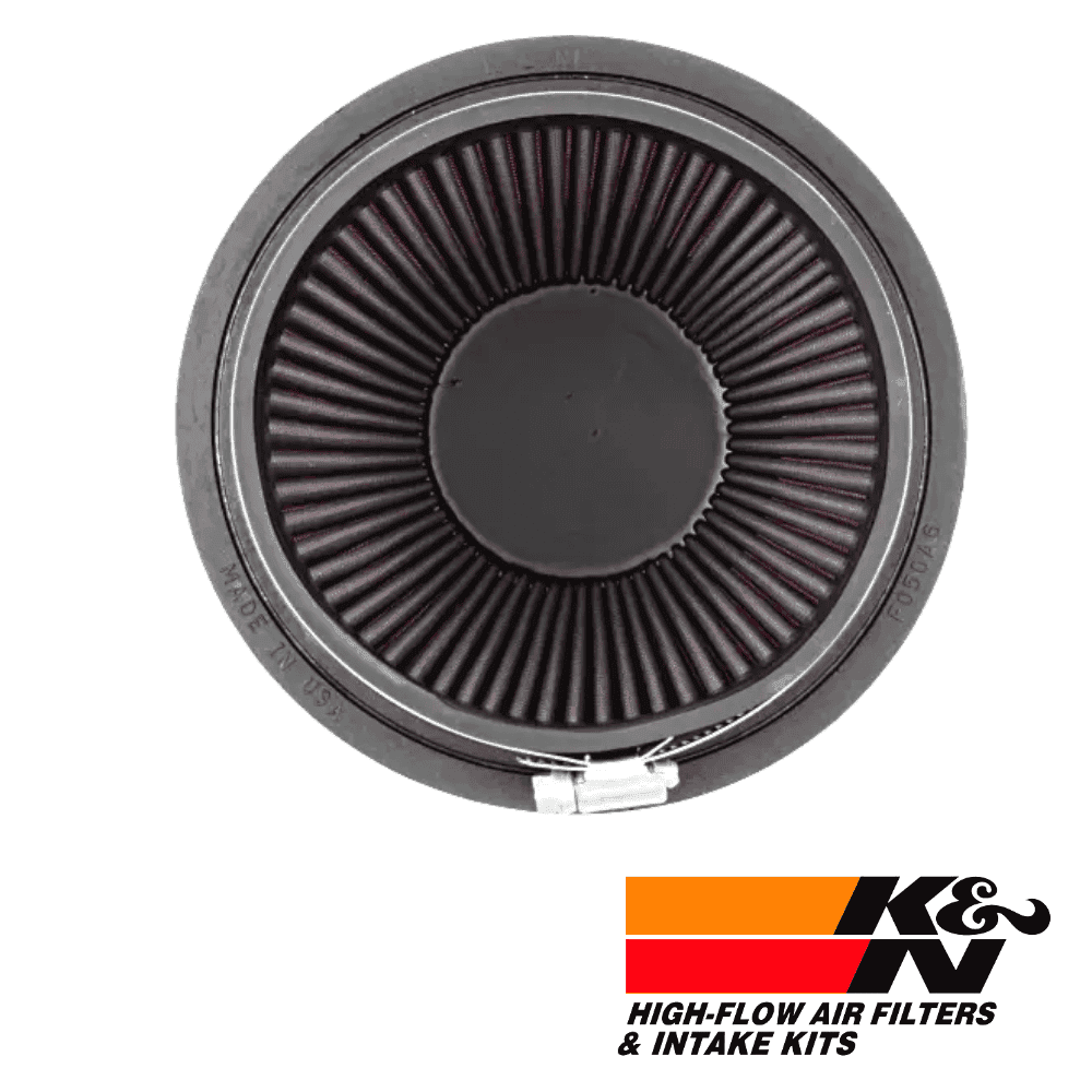 High-flow air filter for automotive engines by Al Shiba General Trading in Dubai.