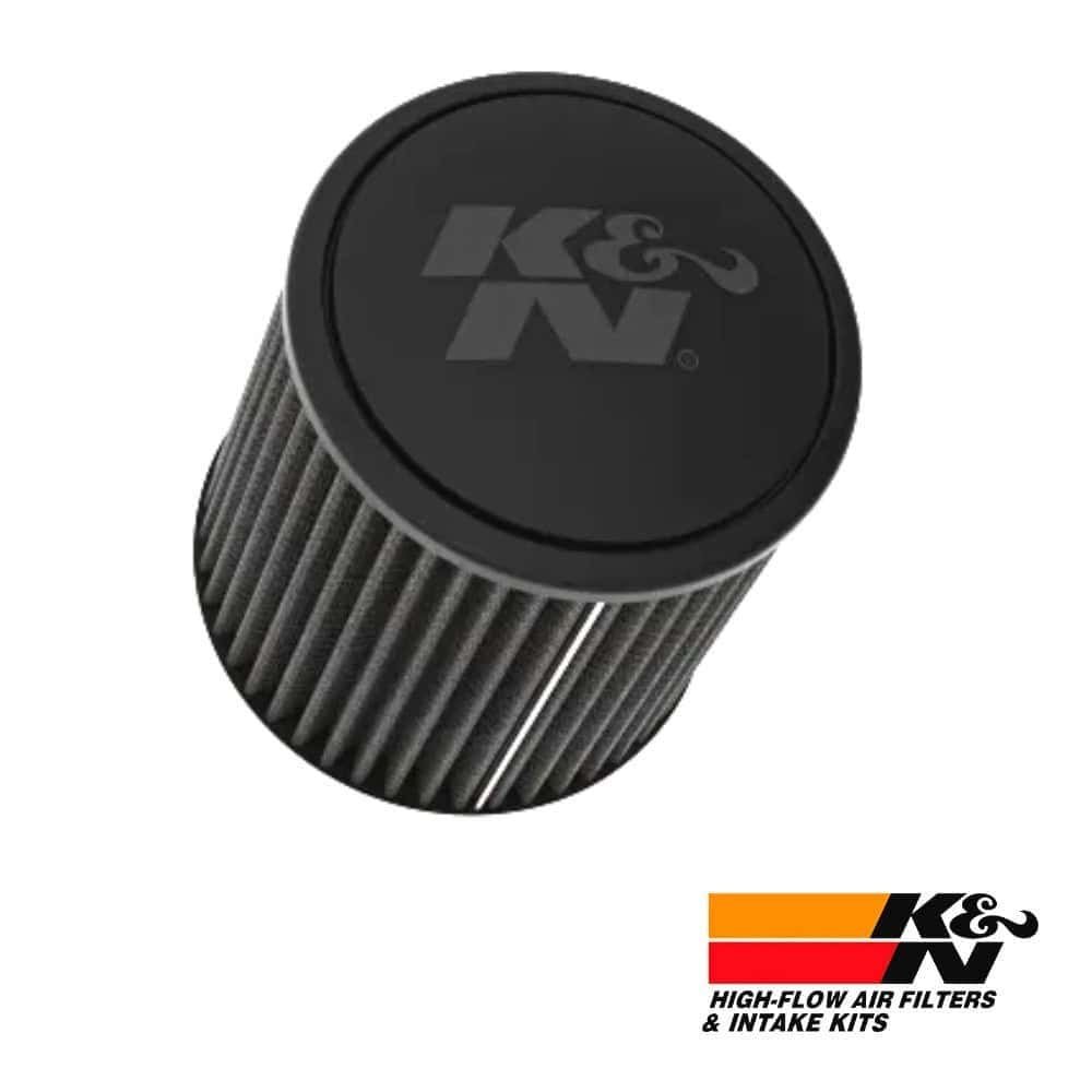 High-flow air filter by K&N for vehicle performance and engine protection.