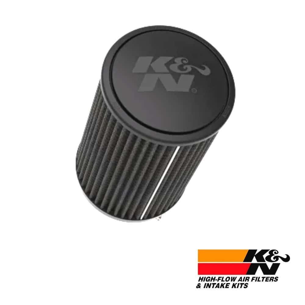 High-flow air filter by K&N for vehicle performance and engine protection.