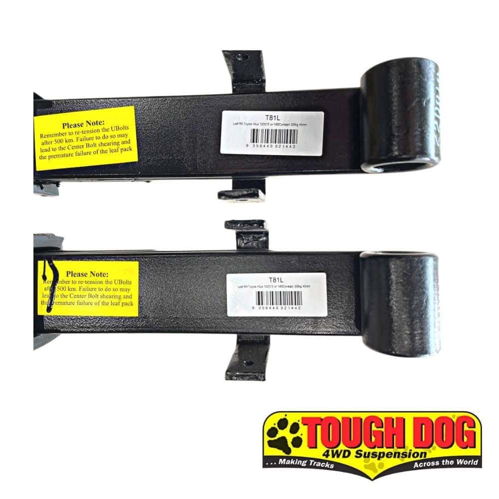 Tough Dog 4WD suspension components for off-road vehicles, durable and high-performance.