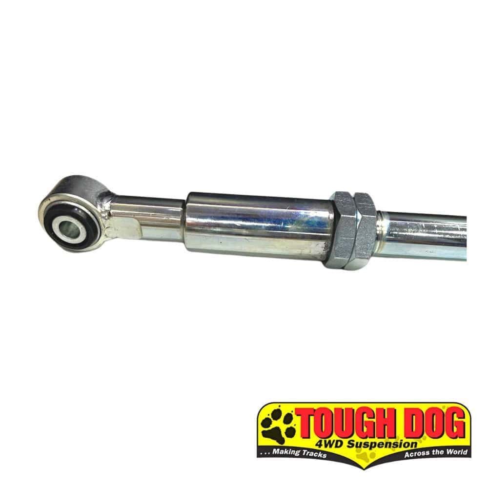 Ball joint tie rod end for automotive steering and suspension systems.
