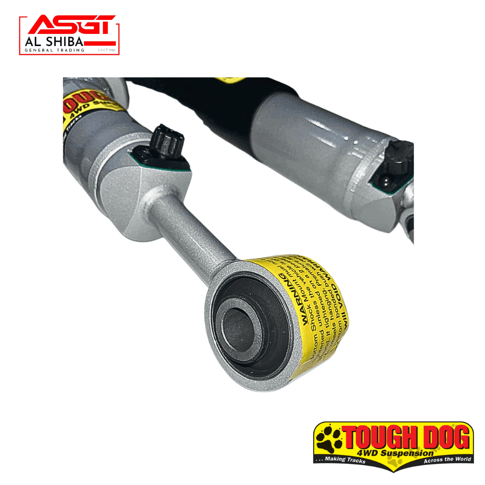 Heavy-duty shock absorber for off-road vehicles from Al Shiba General Trading.