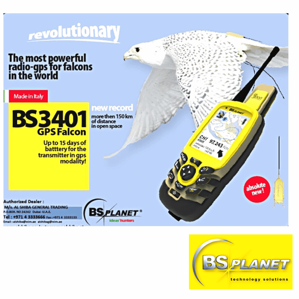 High-performance BS3401 GPS Falcon radio GPS for falcon tracking and navigation.