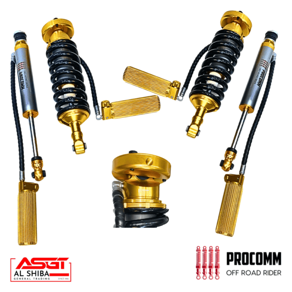 PROCOMM 3.0 Body (Front 3.0 and Rear 2.6 Body) Shocks with Reservoir 8 Compression & Rebound Adjustable – BYD LEOPARD 5