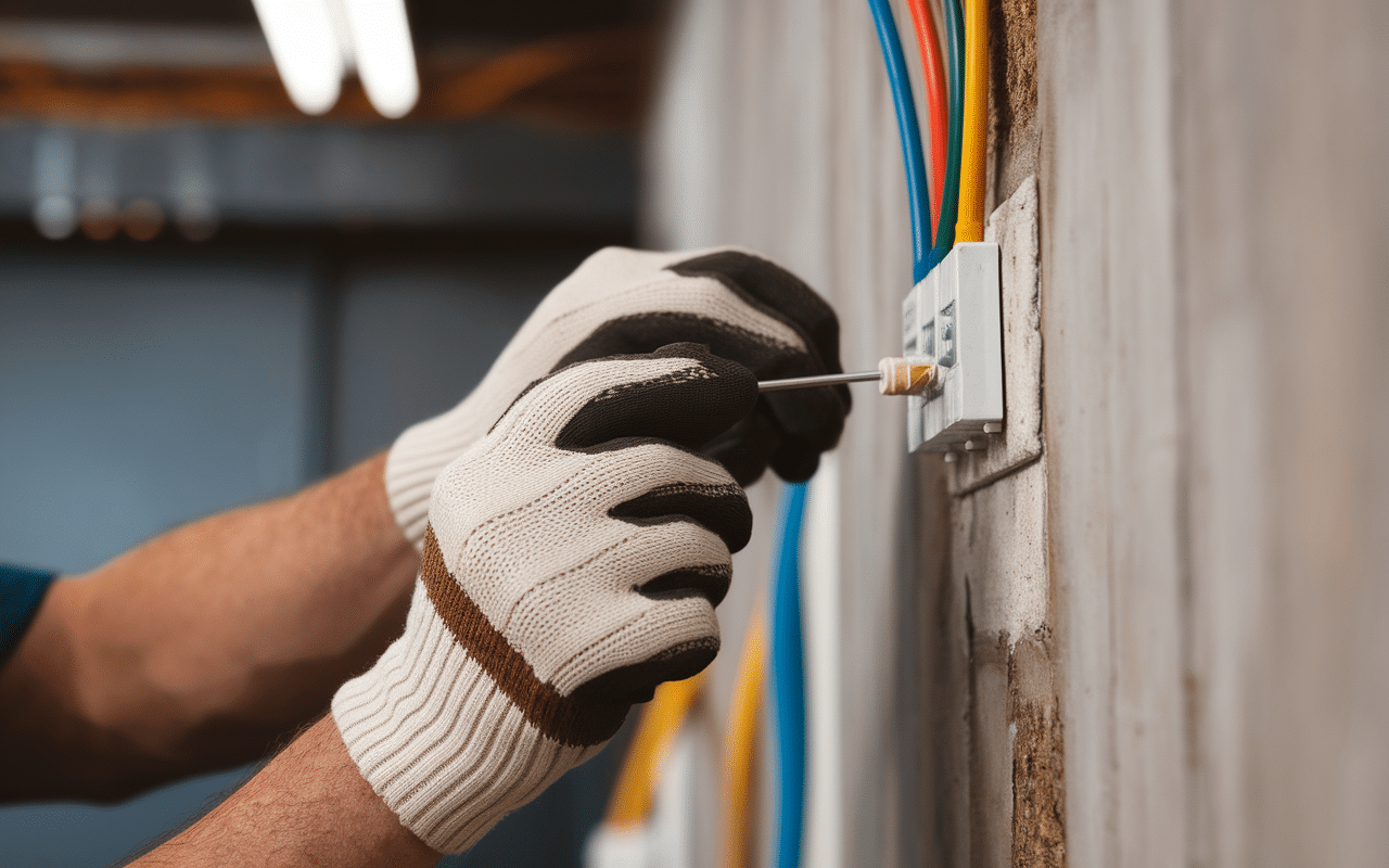 Installation schema allumage simple interrupteur