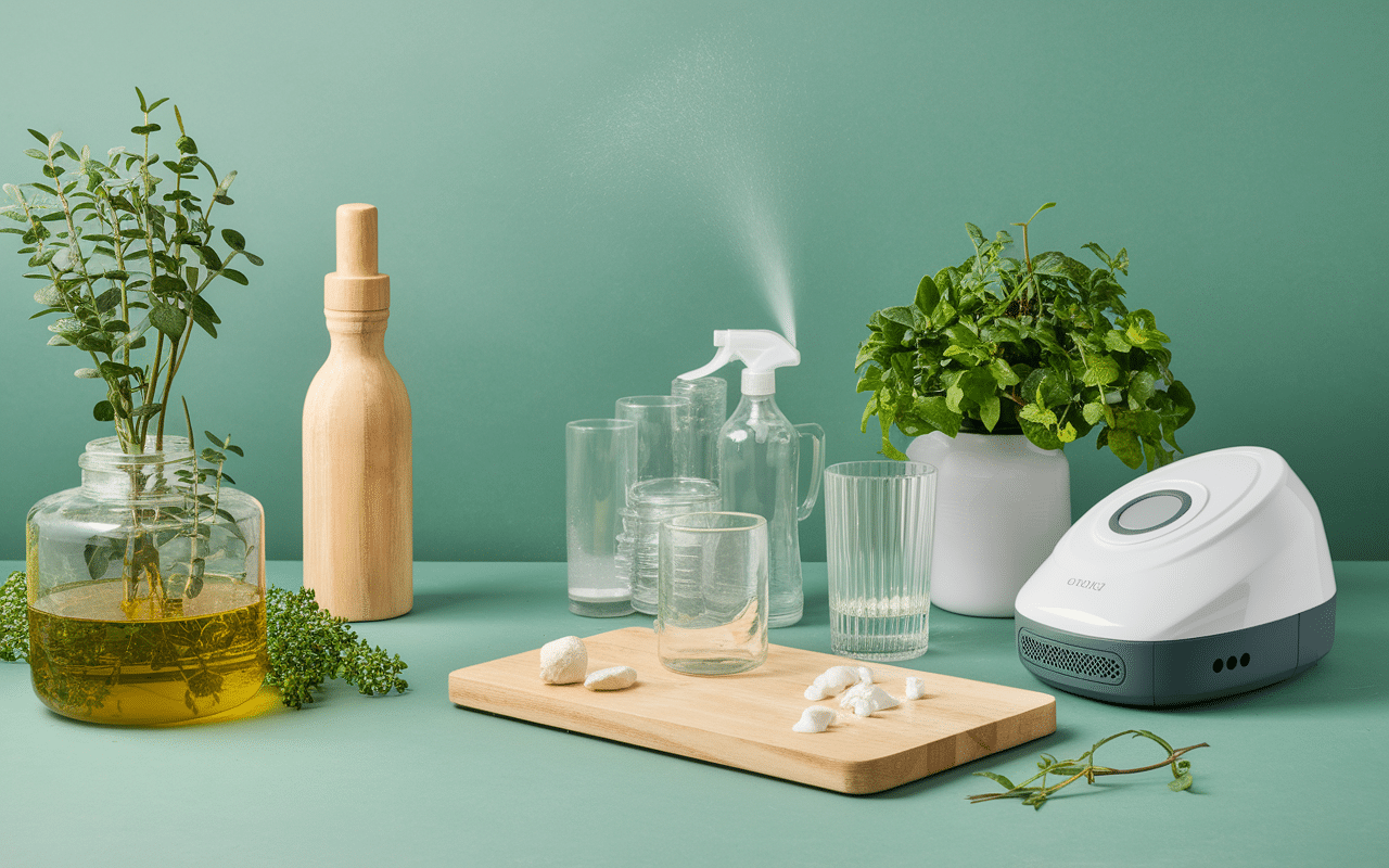 solutions naturelles insecte noir maison piège vinaigre terre de diatomée aspirateur