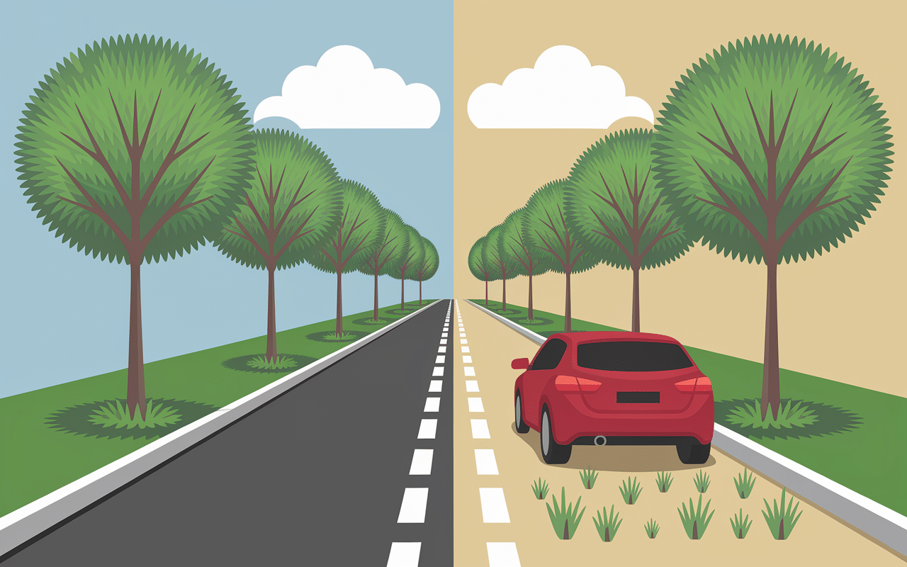 Comparaison allée carrossable gravier sans stabilisateur ornières avantages