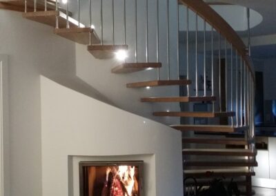 Stufe e caminetti ad accumulo di calore e irraggiamento termico