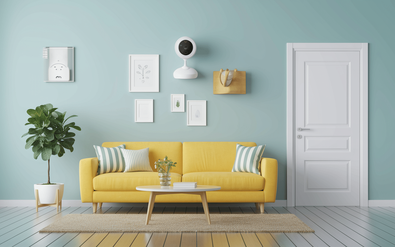 alarme maison qiara composition kit securite complet