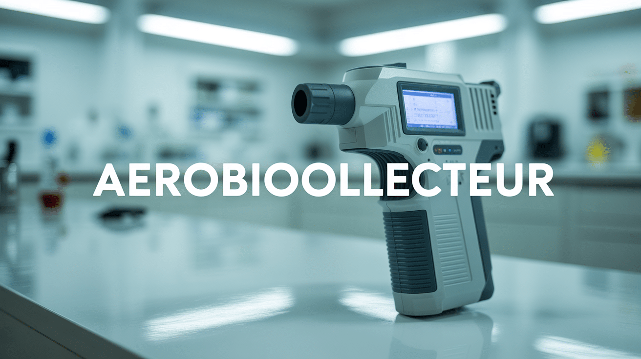 Appareil aérobiocollecteur portable en laboratoire propre
